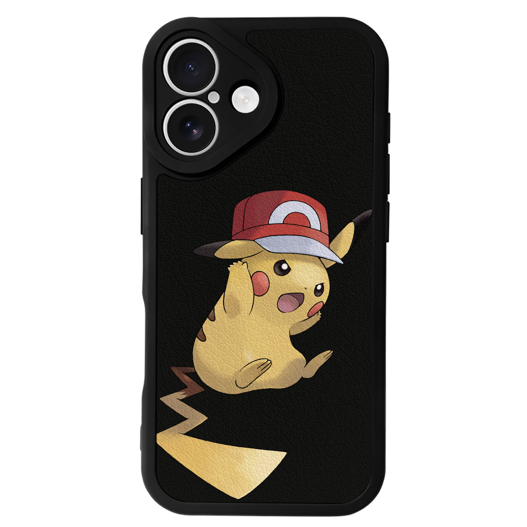 （画像用） ポケットモンスター Pokémon 【iPhone 16シリーズ対応】シリコンスマホケース（レザー調） 材質：シリコン